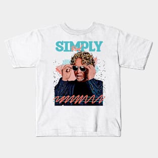 Simply Red Fan Art Retro Design // Vintage Kids T-Shirt